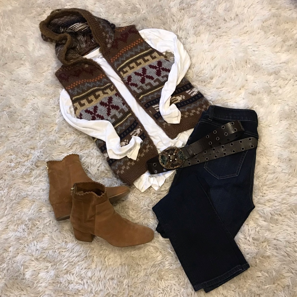 Urban Outfitters BDG Sweater Vest w/ Hoodie